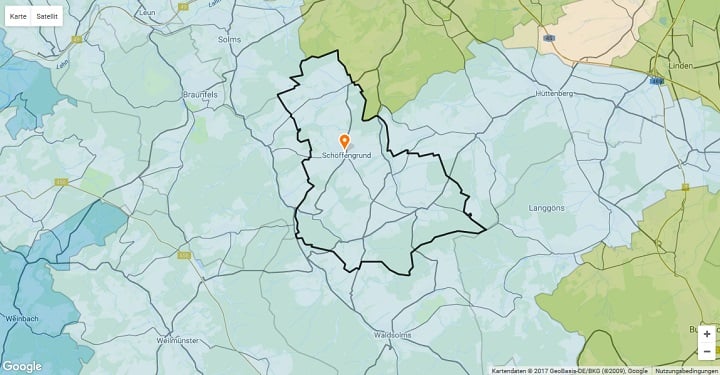 Mietspiegel Schöffengrund 2025