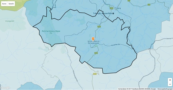 Mietspiegel Schönwald im Schwarzwald 2024