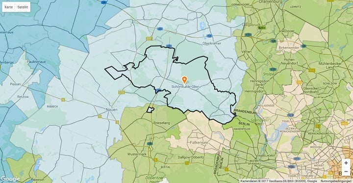 Mietspiegel Schönwalde-Glien 2024