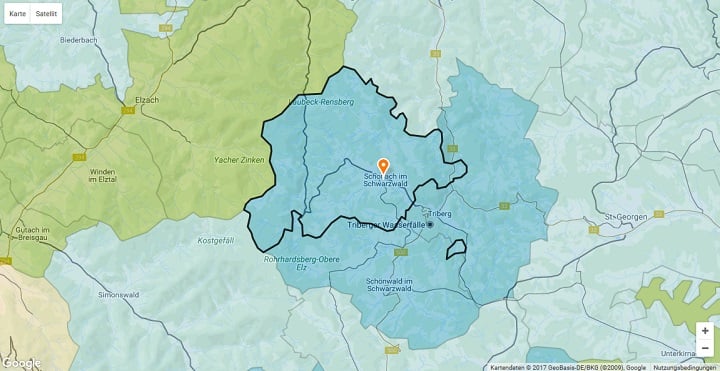 Mietspiegel Schonach im Schwarzwald 2025
