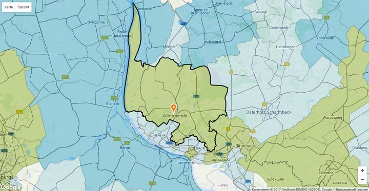 Mietspiegel Schwanewede 2024