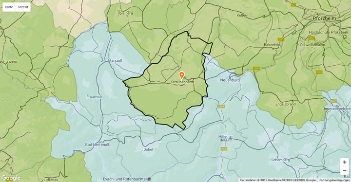 Mietspiegel Straubenhardt 2024