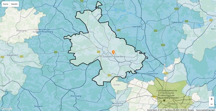 Mietspiegel Sulzbach-Rosenberg 2025