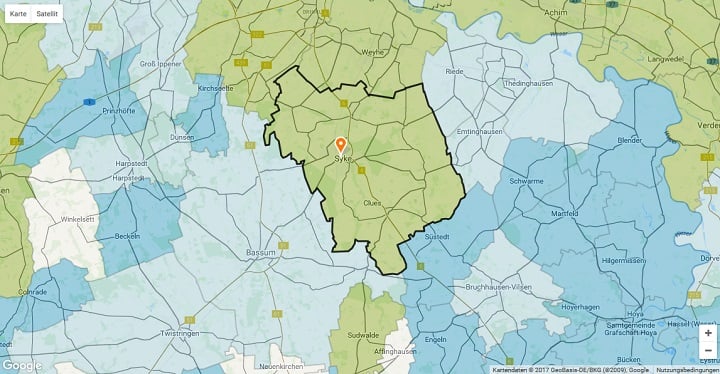 Mietspiegel Syke 2025
