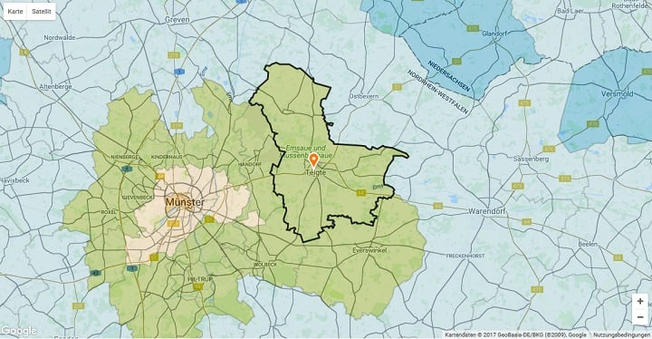 Mietspiegel Telgte 2025