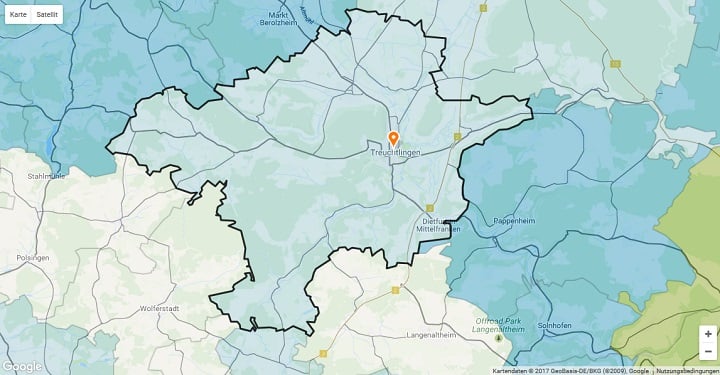 Mietspiegel Treuchtlingen 2025