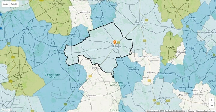 Mietspiegel Twistringen 2022