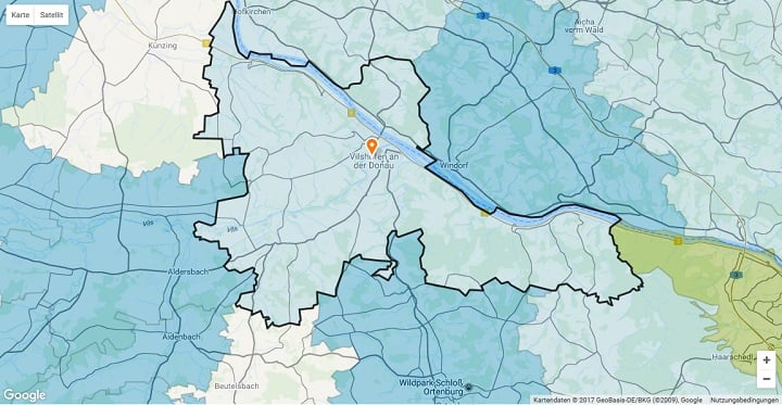 Mietspiegel Vilshofen an der Donau 2025
