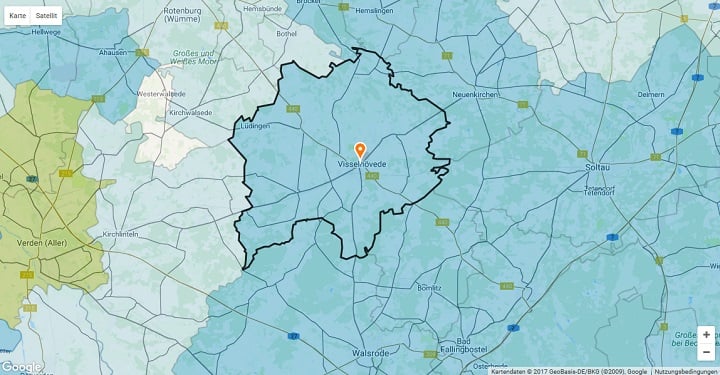 Mietspiegel Visselhövede 2024