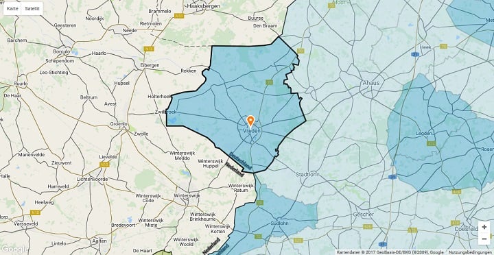 Mietspiegel Vreden 2025