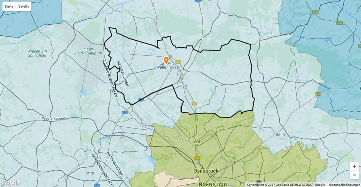 Mietspiegel Wallenhorst 2025