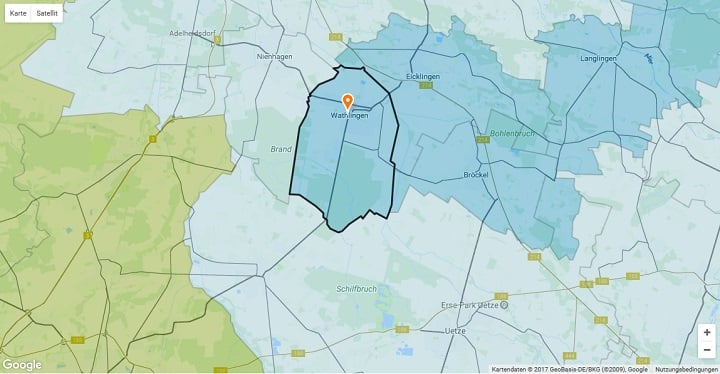 Mietspiegel Wathlingen 2025