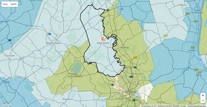 Mietspiegel Wiefelstede 2024