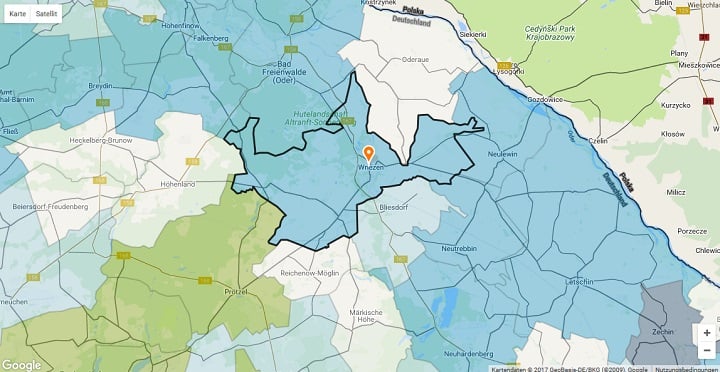 Mietspiegel Wriezen 2025