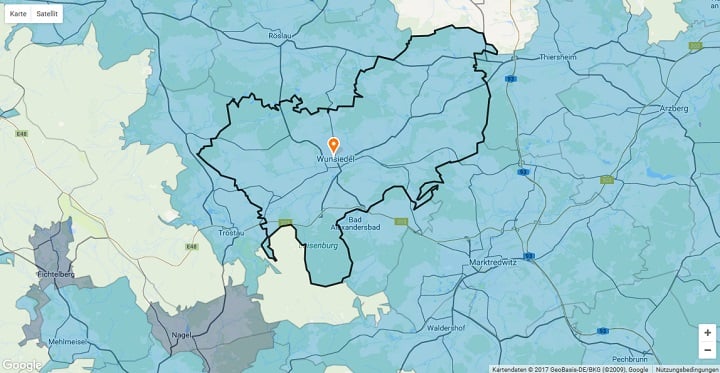 Mietspiegel Wunsiedel 2024