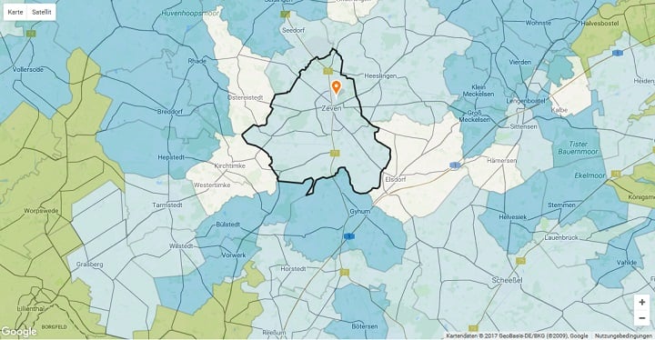 Mietspiegel Zeven 2025
