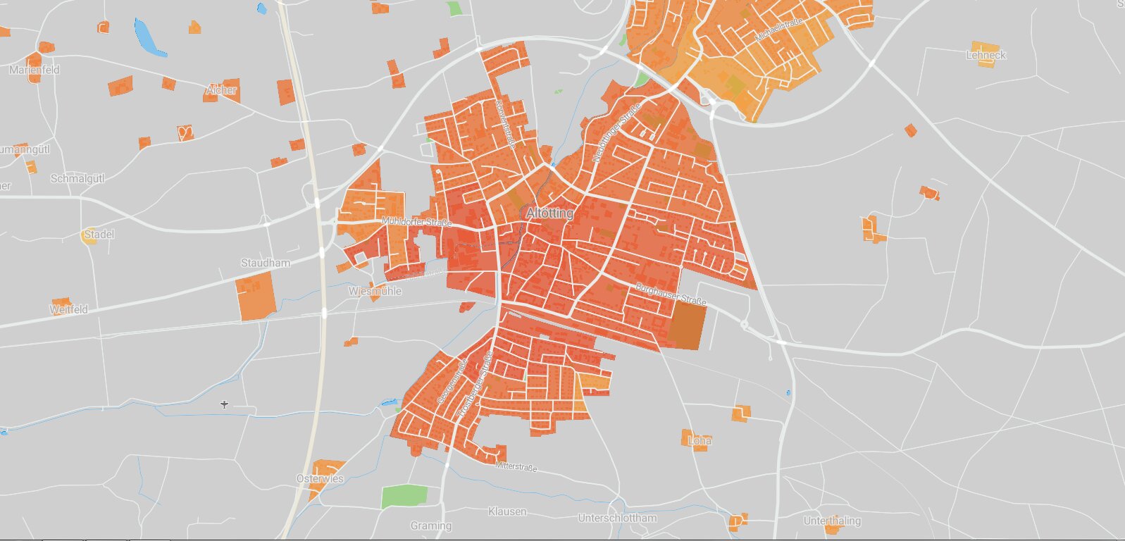 Mietspiegel Altötting 2025