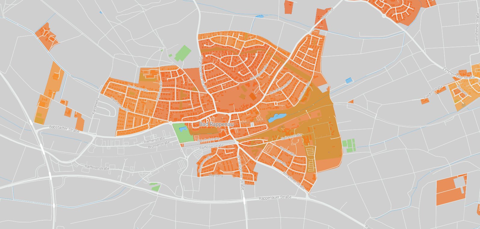 Mietspiegel Bad Rappenau 2024