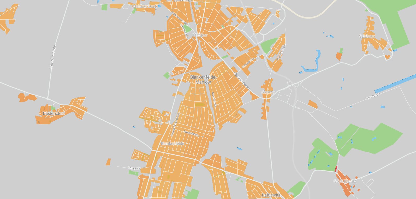 Mietspiegel Blankenfelde-Mahlow 2024