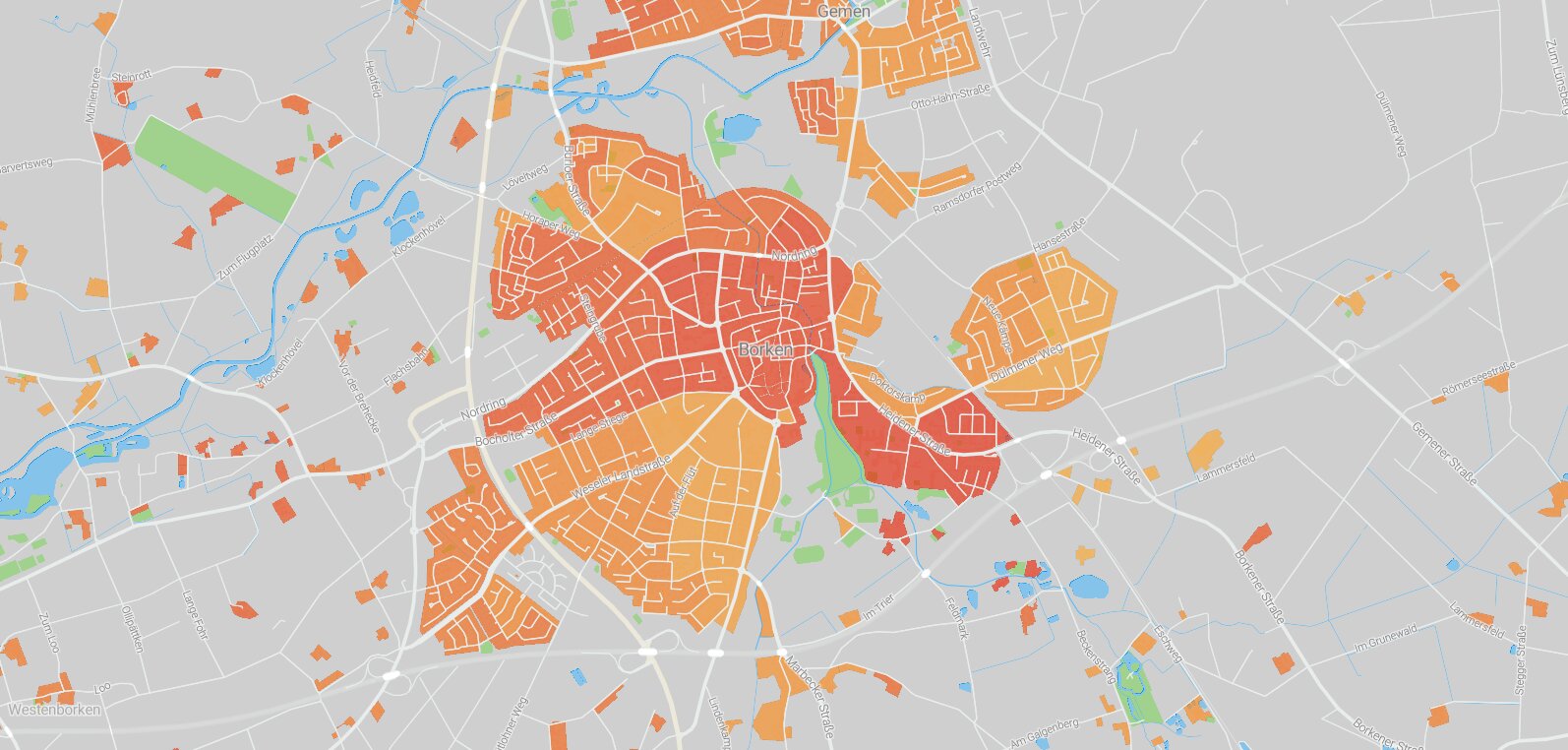 Mietspiegel Borken 2025