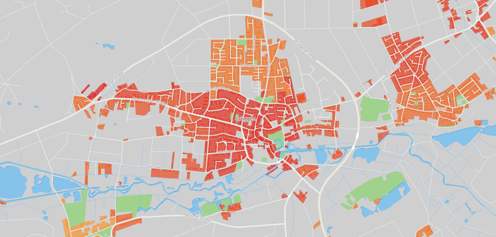 Mietspiegel Brüggen 2025