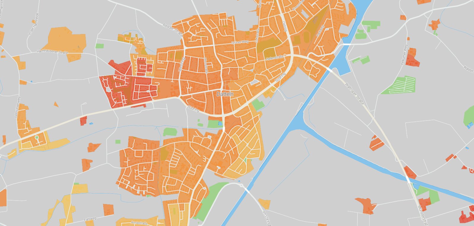 Mietspiegel Datteln 2025
