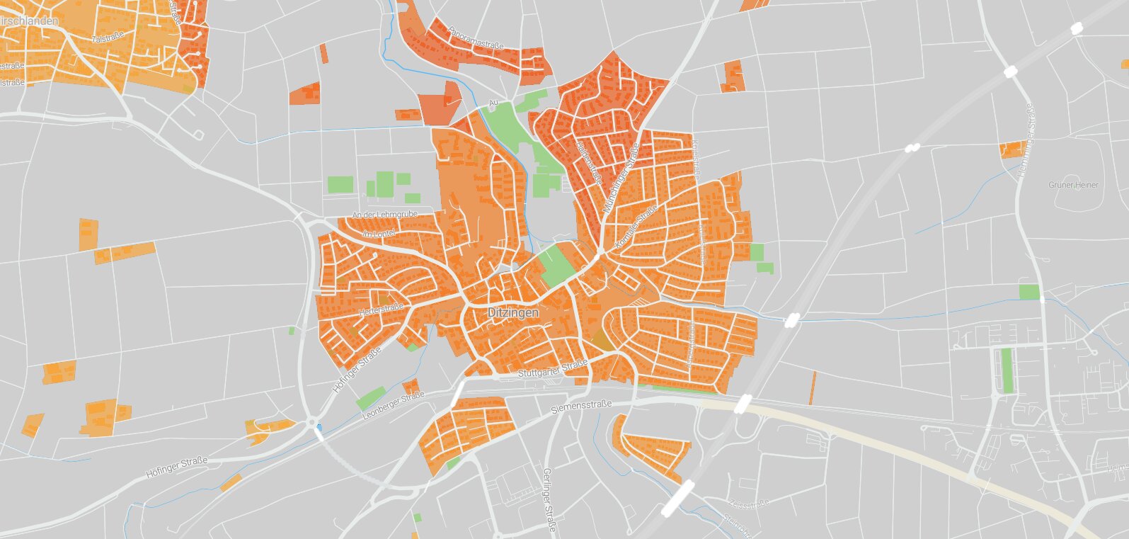 Mietspiegel Ditzingen 2023