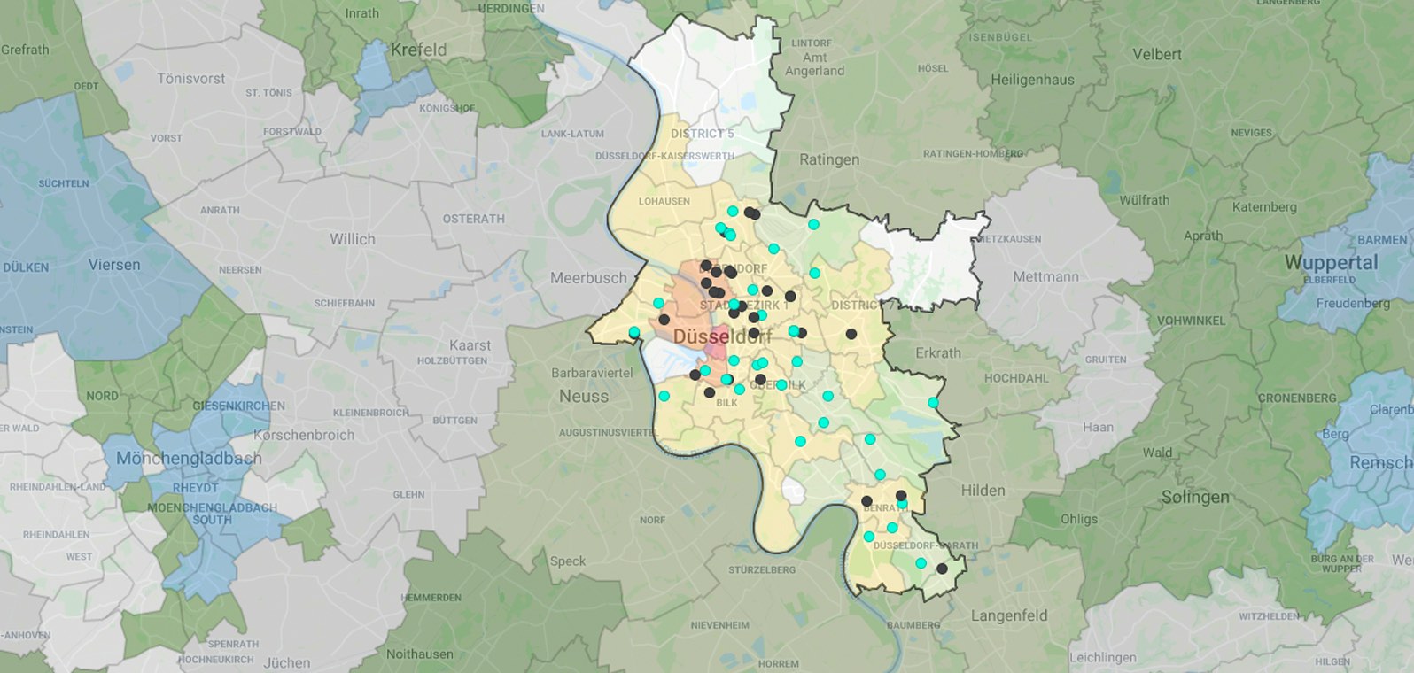 Mietspiegel Düsseldorf 2024