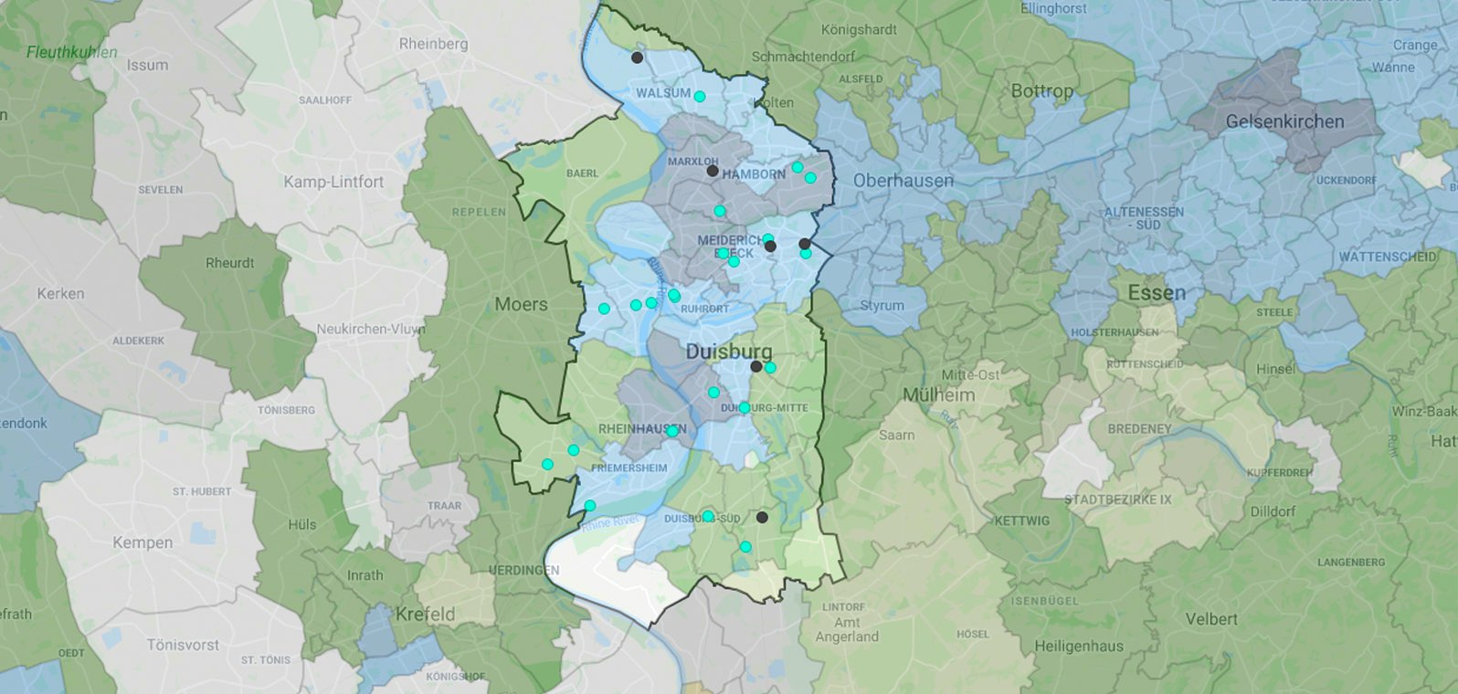 Mietspiegel Duisburg 2024