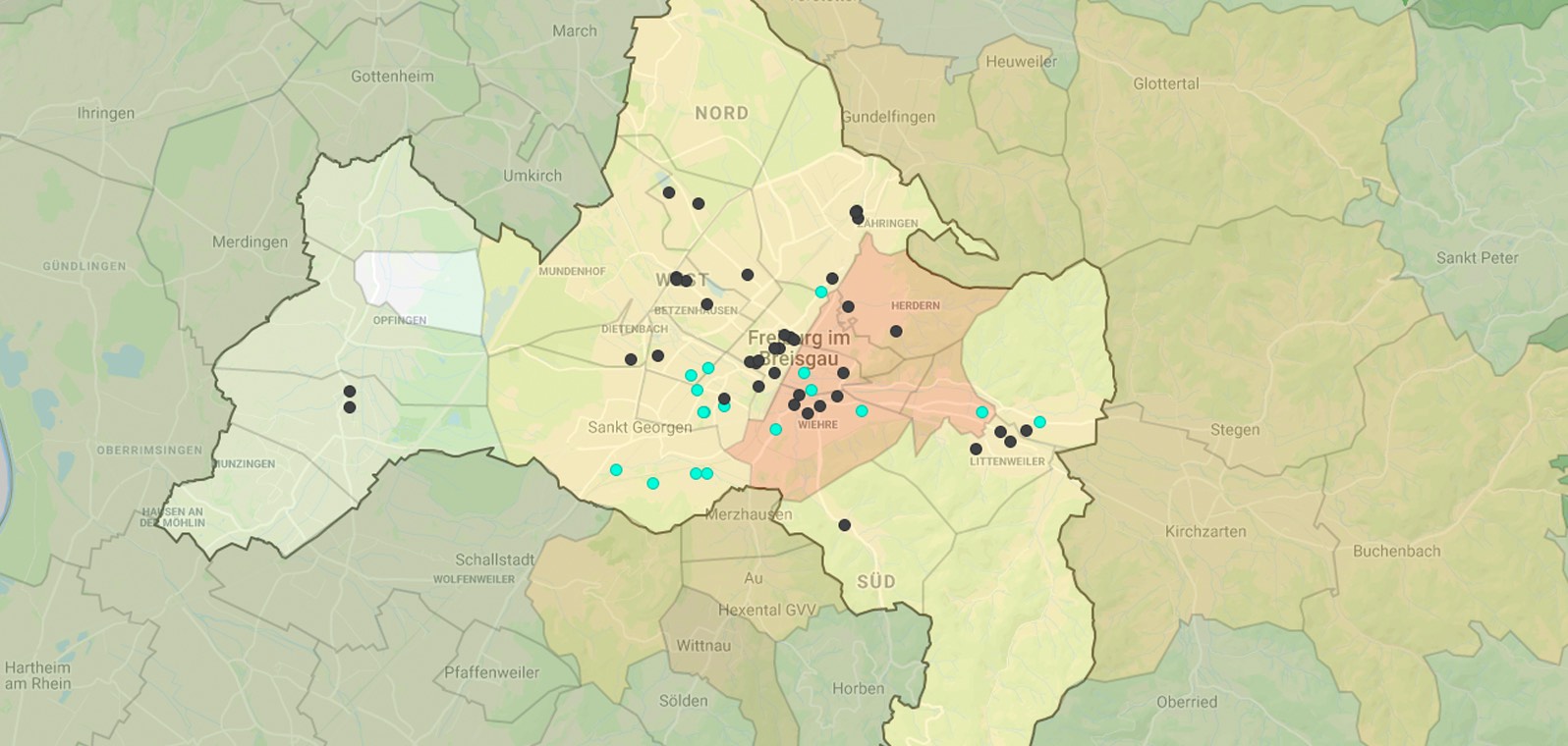 Mietspiegel Freiburg im Breisgau 2024