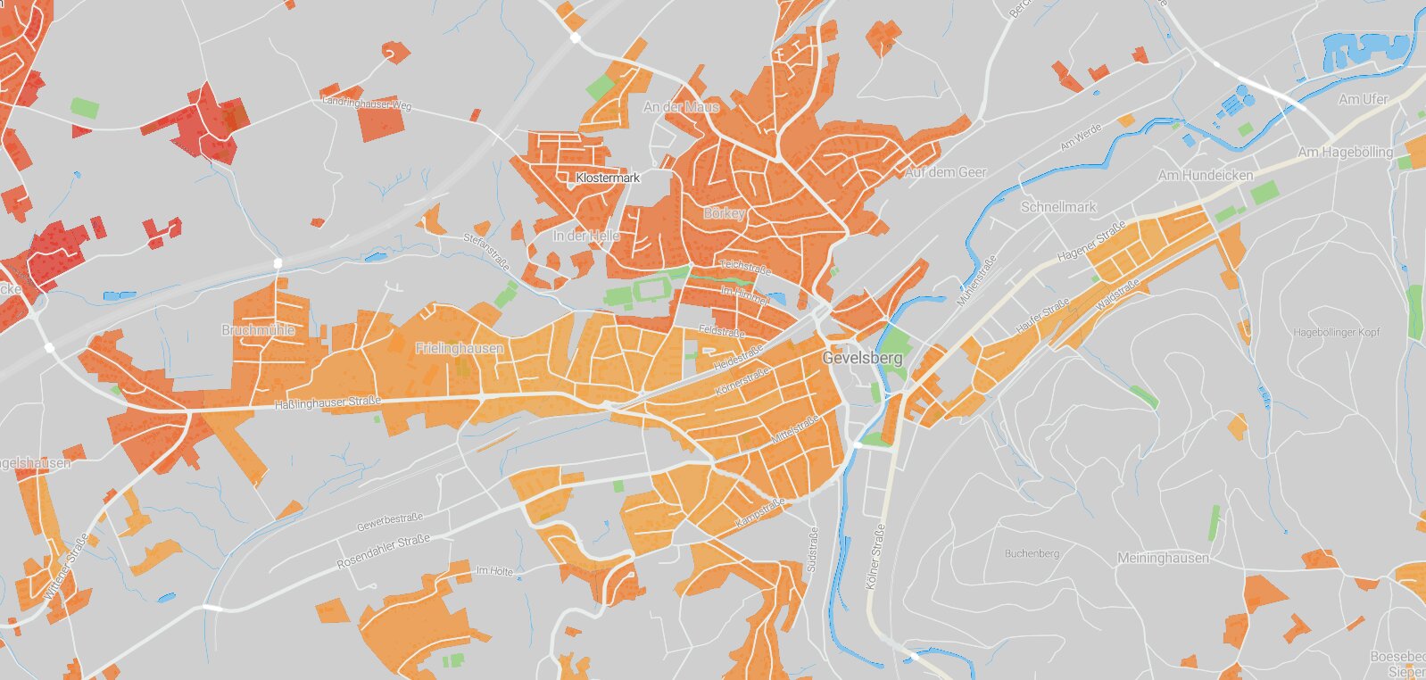 Mietspiegel Gevelsberg 2024