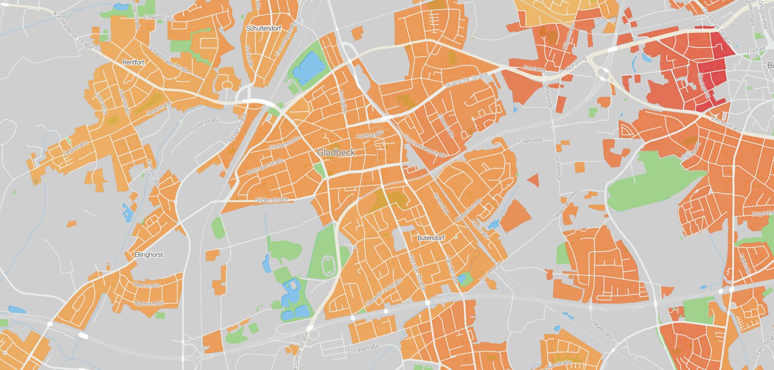 Mietspiegel Gladbeck 2025