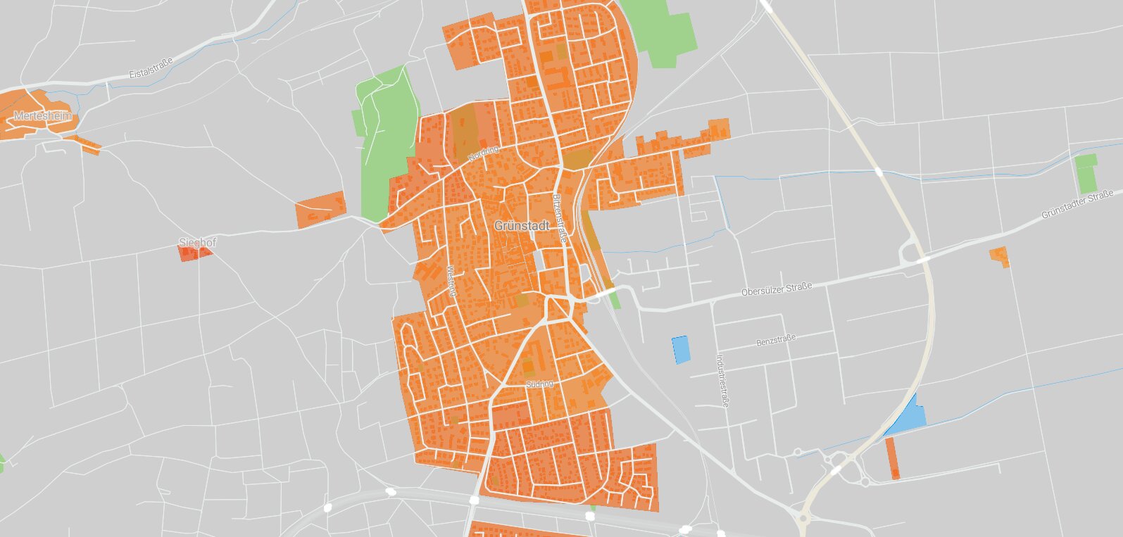 Mietspiegel Grünstadt 2025