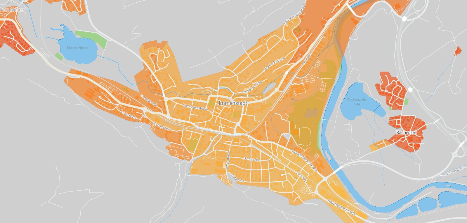 Mietspiegel Immenstadt im Allgäu 2024