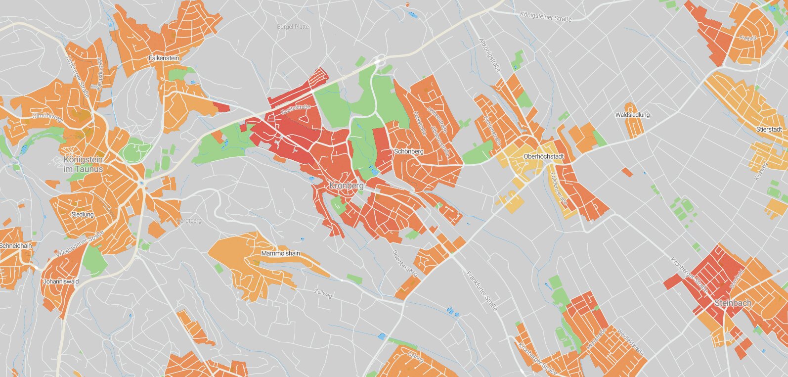 Mietspiegel Kronberg im Taunus 2023