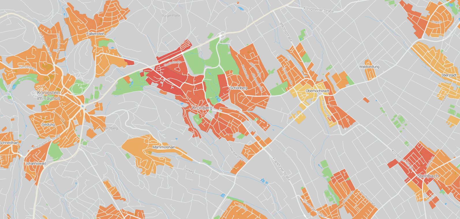 Mietspiegel Kronberg im Taunus 2024