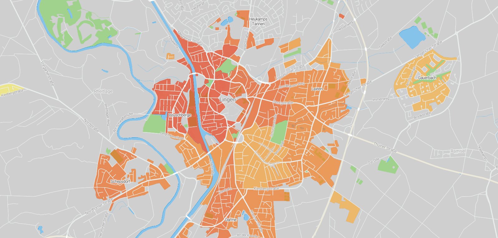 Mietspiegel Lingen (Ems) 2024