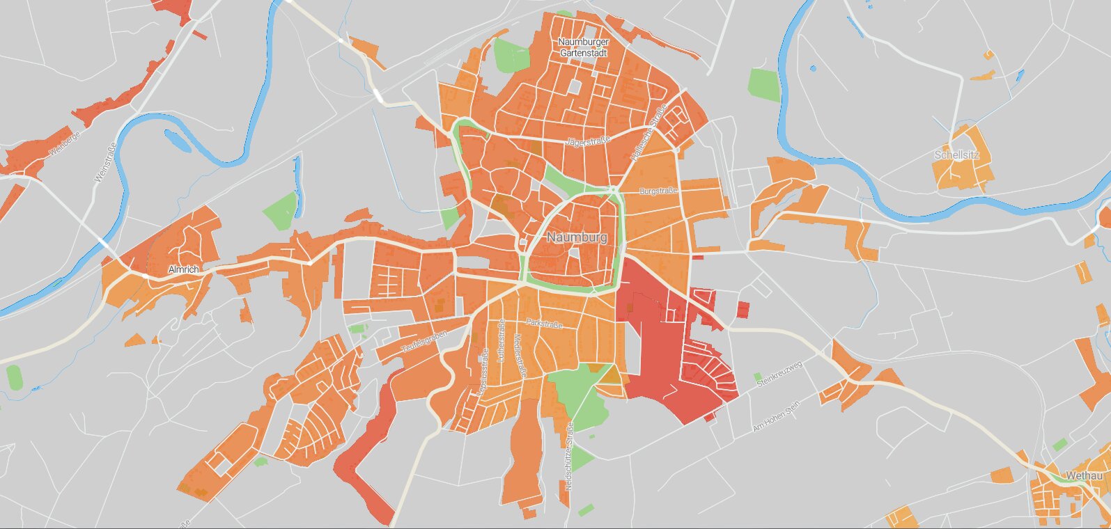 Mietspiegel Naumburg (Saale) 2025