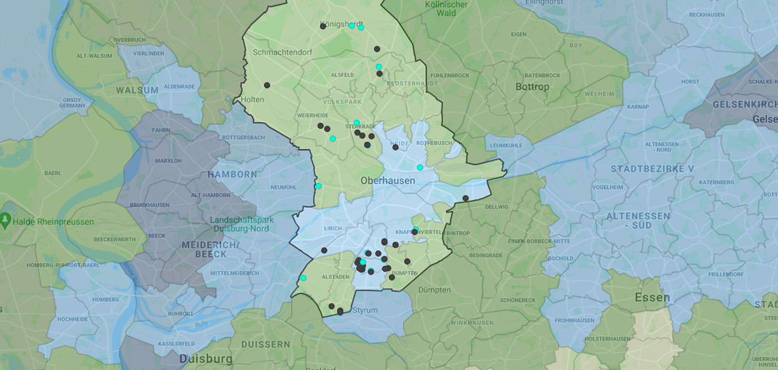 Mietspiegel Oberhausen 2024