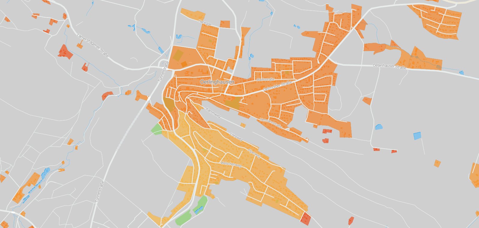 Mietspiegel Oerlinghausen 2025