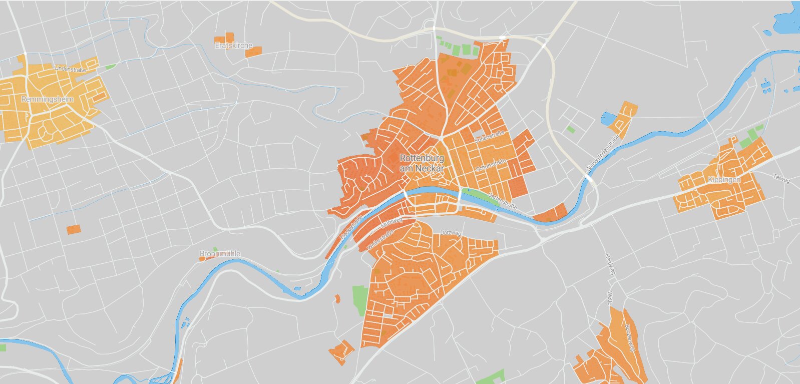 Mietspiegel Rottenburg am Neckar 2025