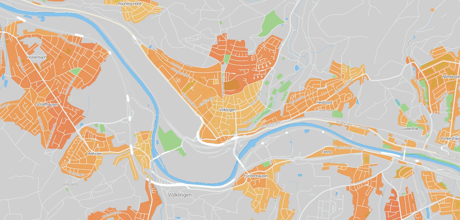 Mietspiegel Völklingen 2025