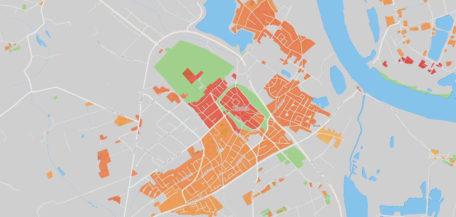 Mietspiegel Xanten 2025