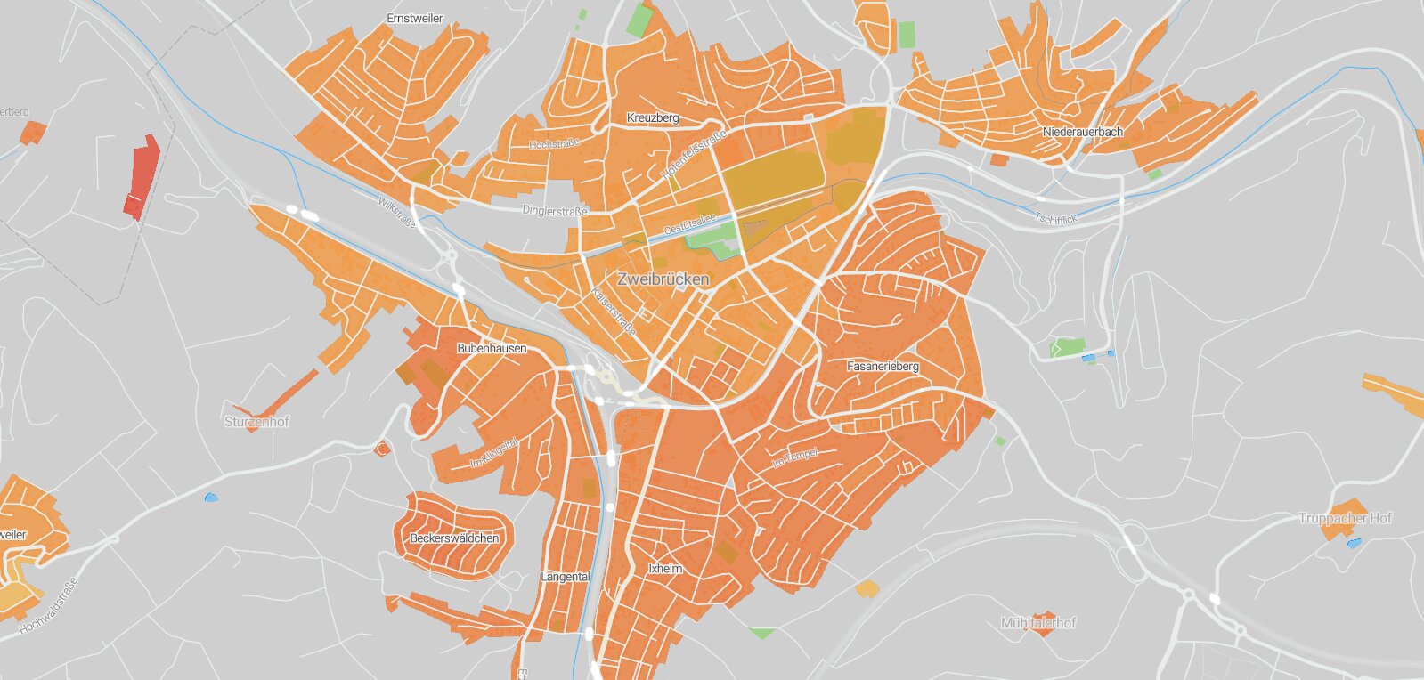 Mietspiegel Zweibrücken 2025